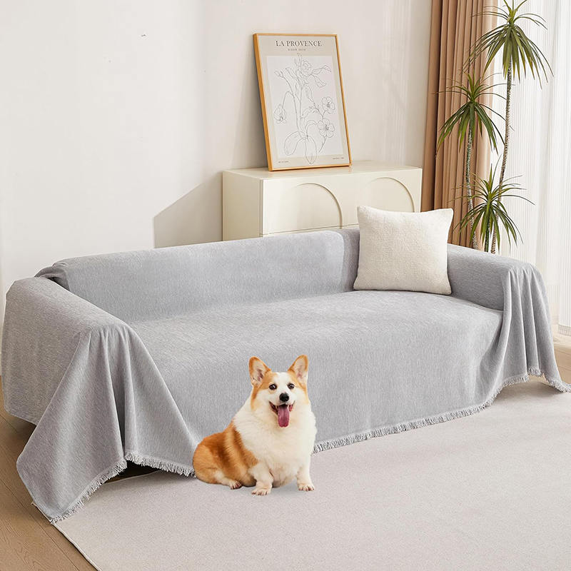 Pet Friendly Oversized Patterned Slip Sofa Cover